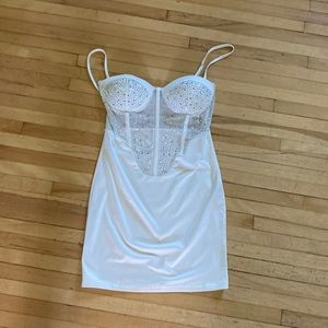 Boutique dress with rhinestones